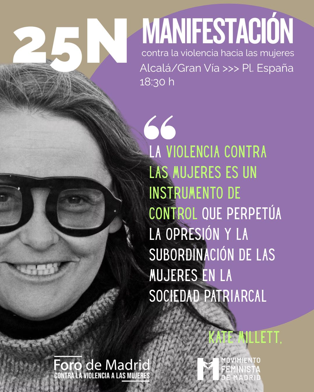 25N 2025 - Foro de Madrid contra la violencia a las mujeres