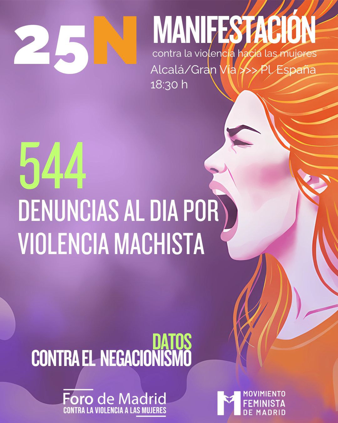 25N 2025 - Foro de Madrid contra la violencia a las mujeres
