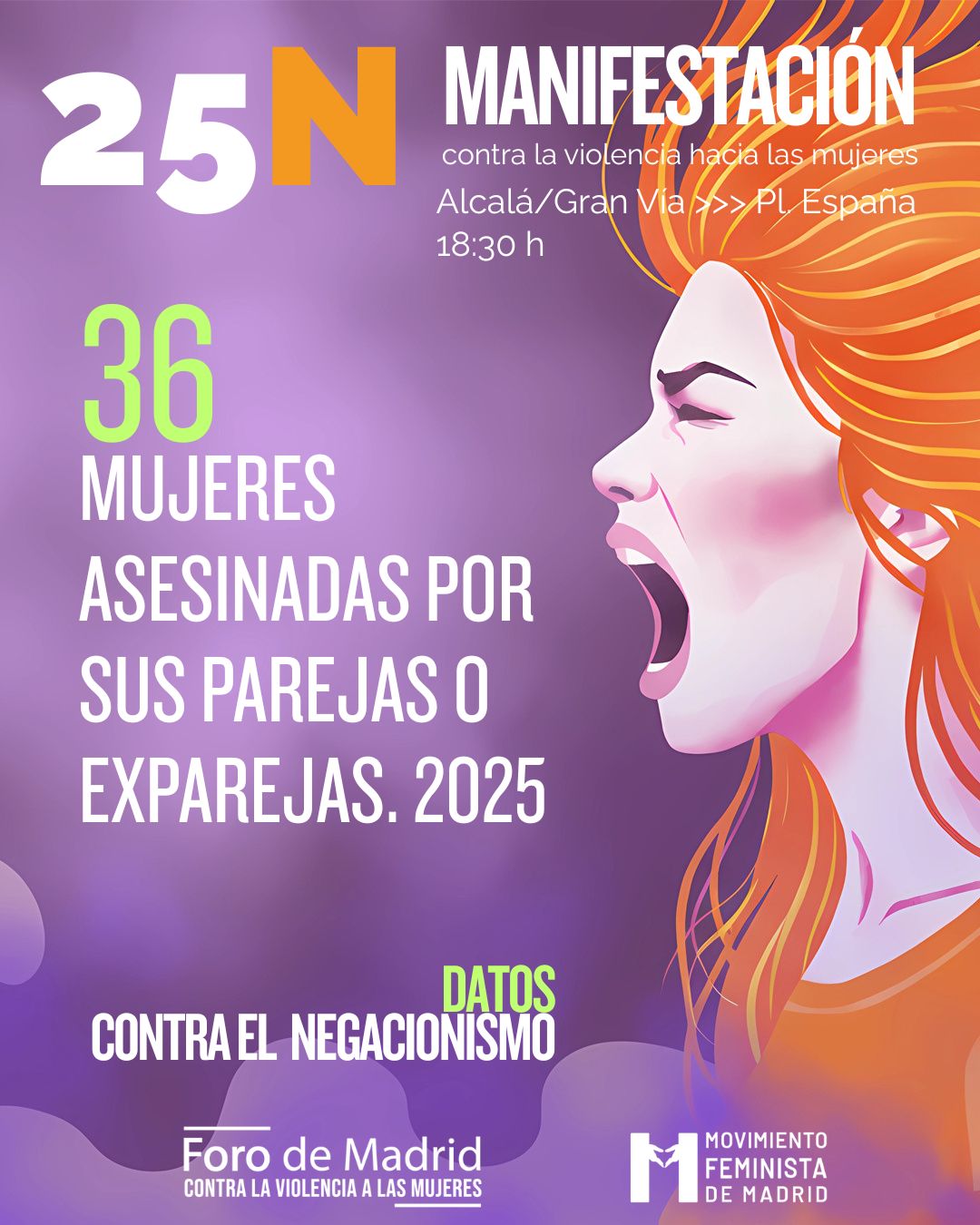 25N 2025 - Foro de Madrid contra la violencia a las mujeres