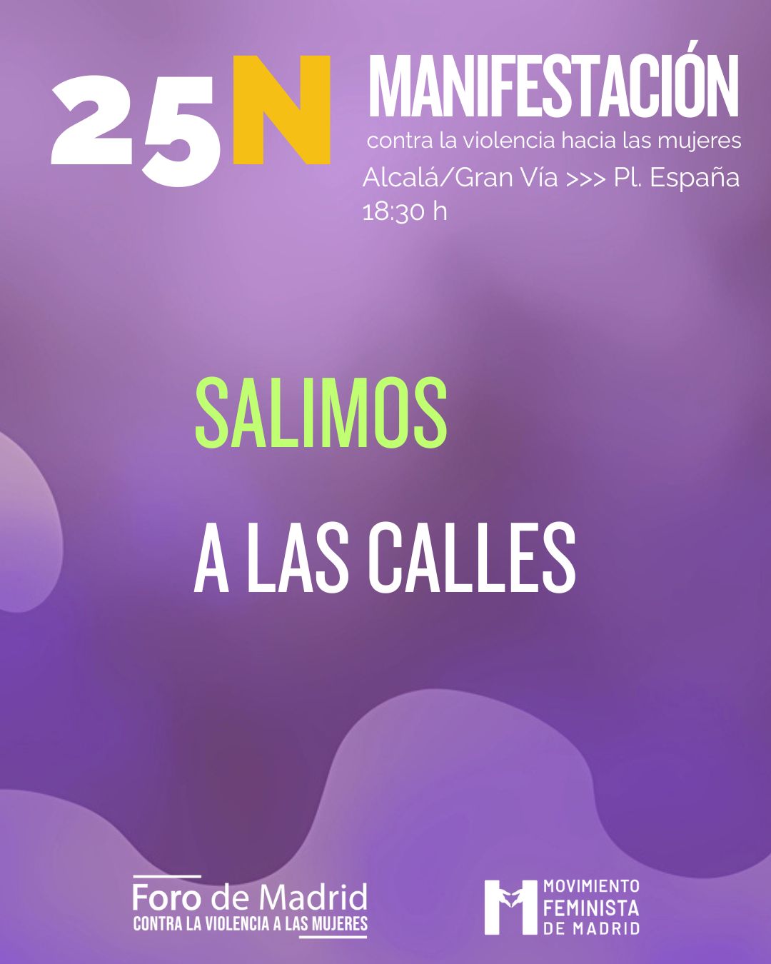 25N 2025 - Foro de Madrid contra la violencia a las mujeres