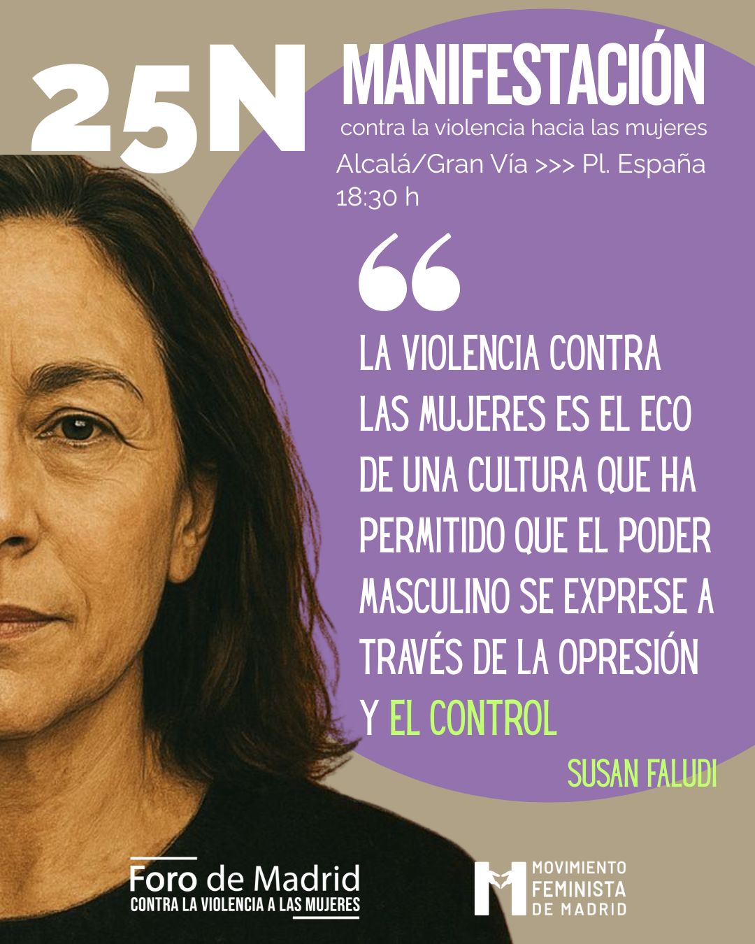 25N 2025 - Foro de Madrid contra la violencia a las mujeres