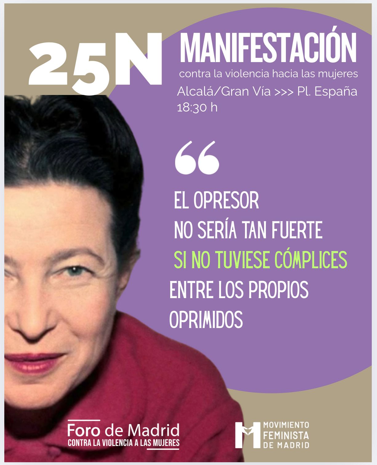25N 2025 - Foro de Madrid contra la violencia a las mujeres