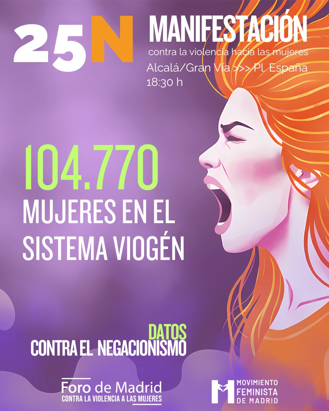 25N 2025 - Foro de Madrid contra la violencia a las mujeres