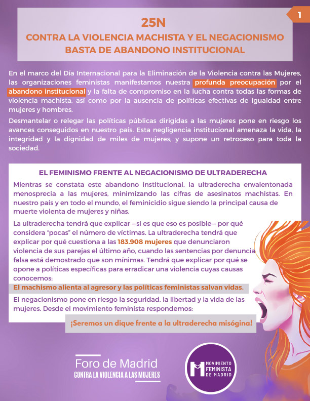 Foro Madrid 25N